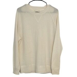 AE77 American Eagle Cashmere Crewneck Sweater‎ L NWT Cozy Winter Relaxed Knit